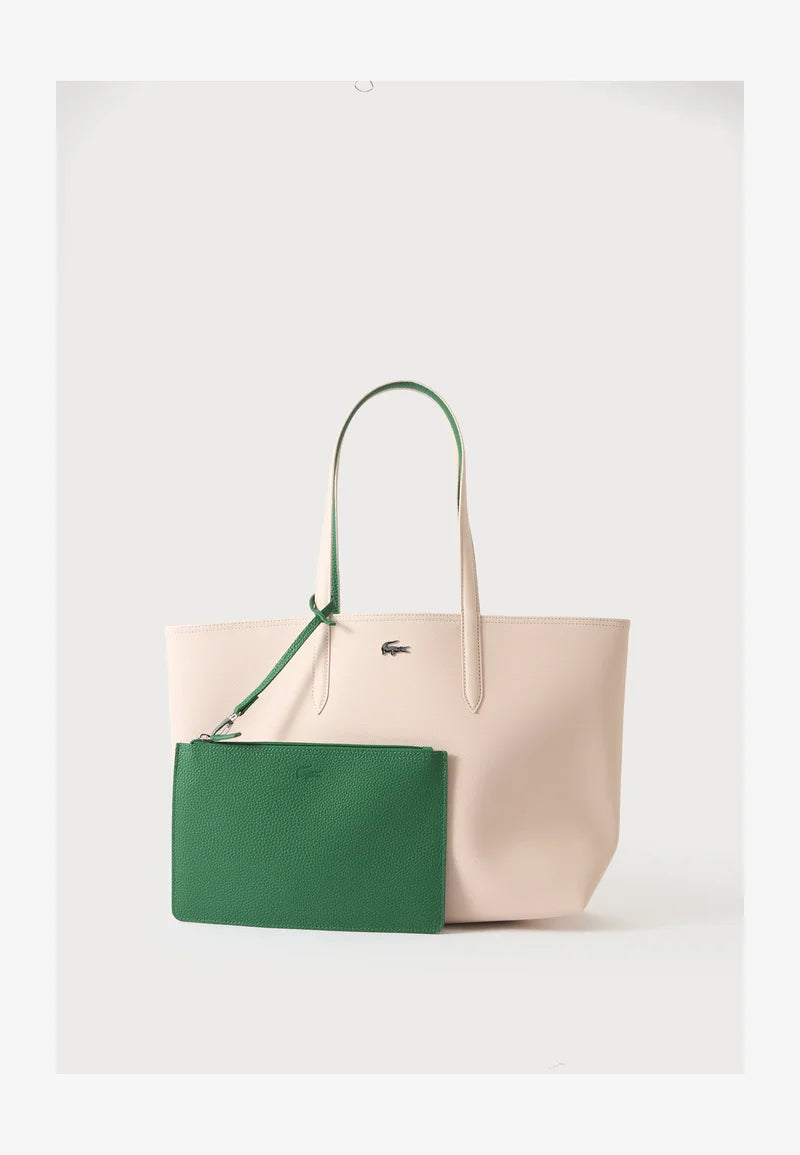 Cabas shopping bag Lacoste, rose clair