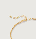 Bracelet chaîne corde en vermeil d'or, Monica Vinader