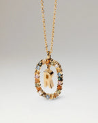 Collier initiale R, PDPAOLA, plaqué or 18 carats