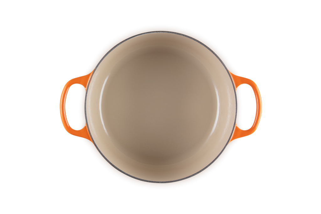 Cocotte ronde en fonte émaillée — Volcanique, 24 cm, Le Creuset