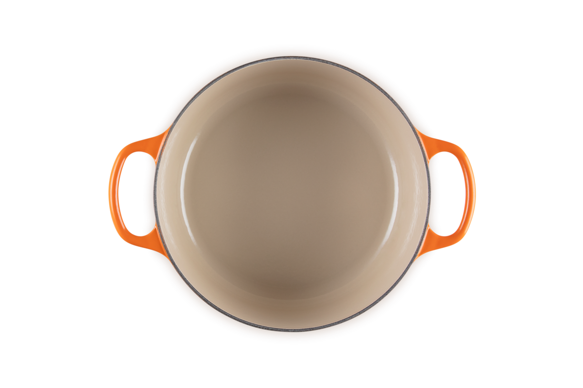 Cocotte ronde en fonte émaillée — Volcanique, 24 cm, Le Creuset