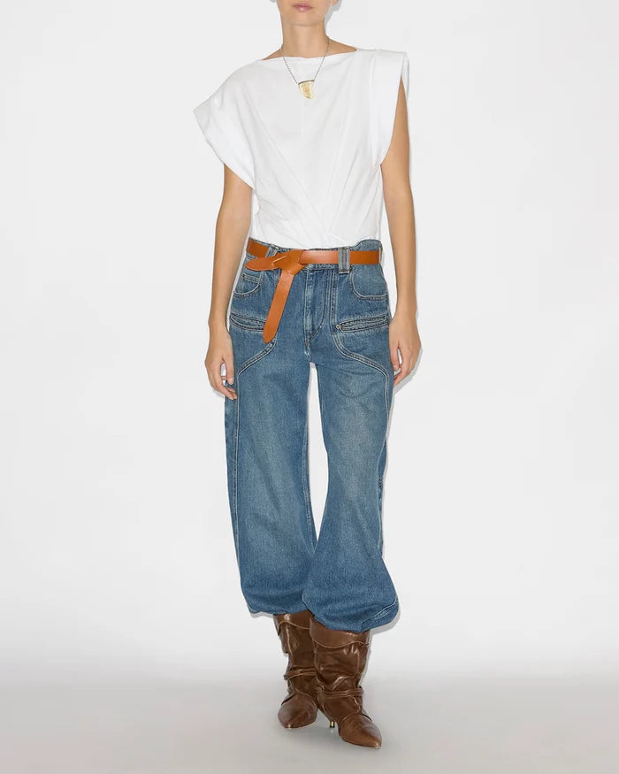 Ceinture Lecce en cuir naturel, Isabel Marant