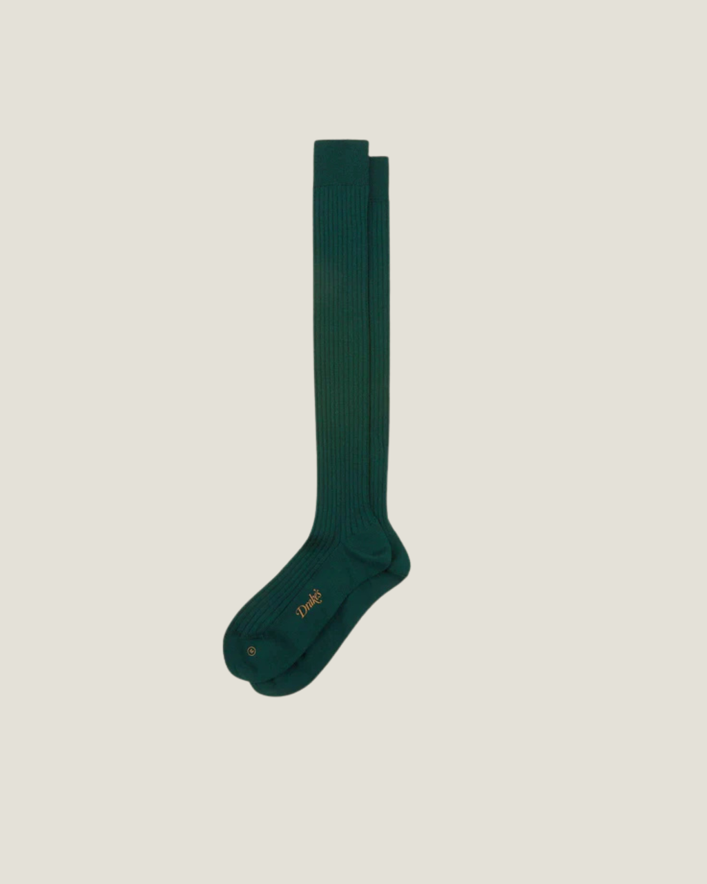 Light Navy Wool Over-the-Calf Socks | DRAKE'S