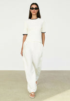 T-shirt basique blanc, Massimo Dutti