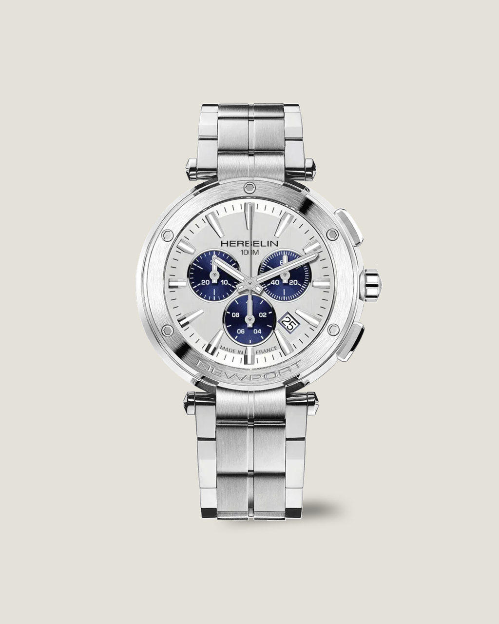 NEWPORT – CHRONOGRAPHE QUARTZ – ACIER | HERBELIN