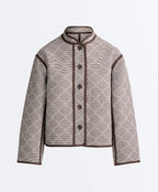 Veste col mandarin contrasté — OYSHO