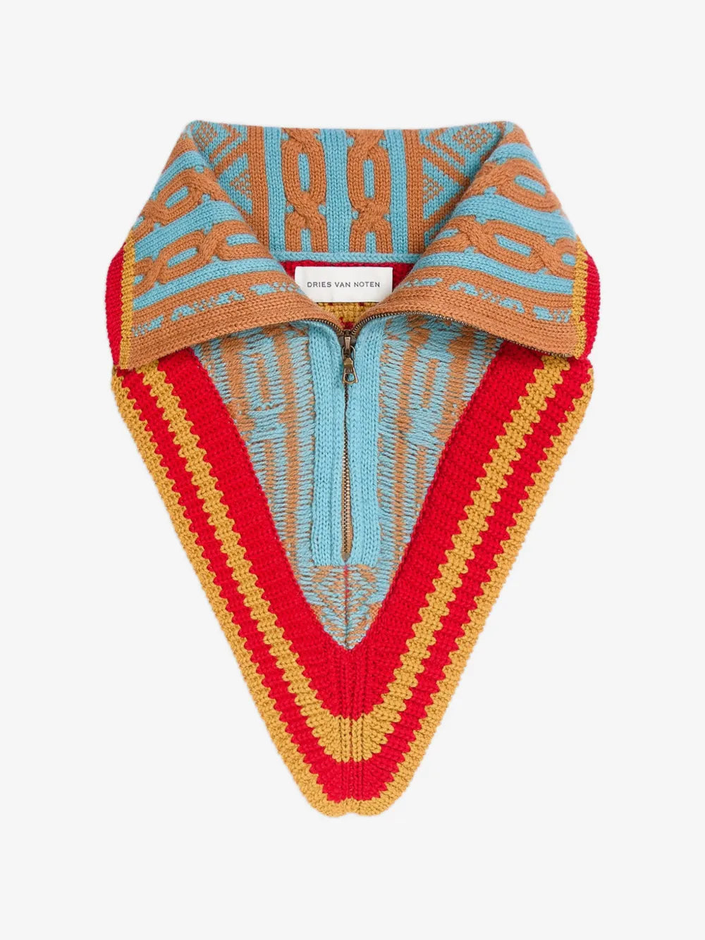 Col en jacquard, Dries Van Noten