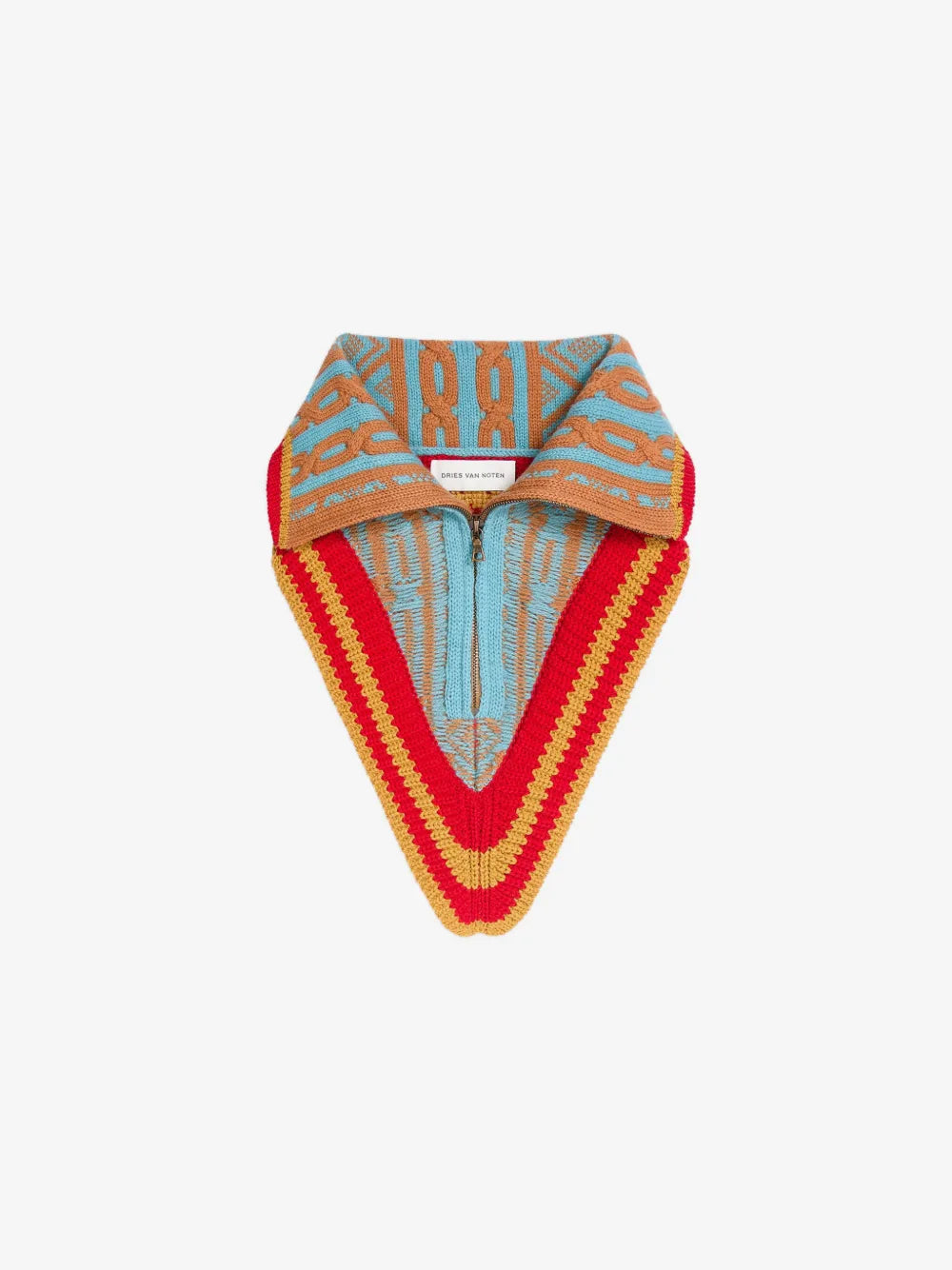 Col en jacquard, Dries Van Noten