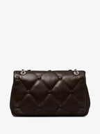 Petit sac épaule Bunny Knot, Tory Burch, noir et doré