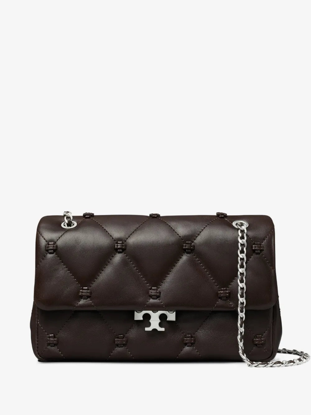 Petit sac épaule Bunny Knot, Tory Burch, noir et doré