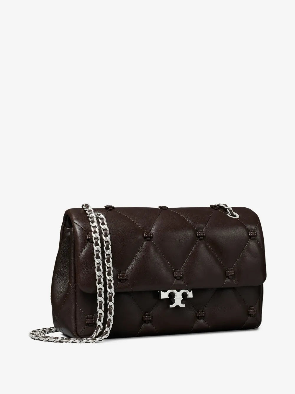Petit sac épaule Bunny Knot, Tory Burch, noir et doré