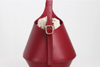 LERNA ROUGE - SAC EN CUIR DE VEAU, GAREA