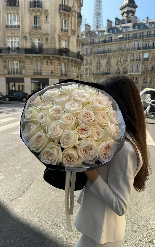 Bouquet de Roses blanches