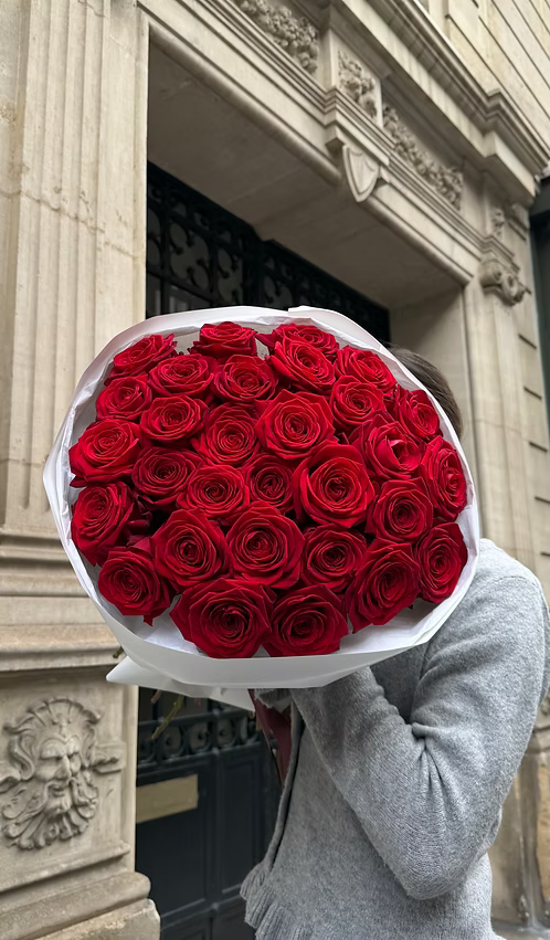 Bouquet de roses rouges premium