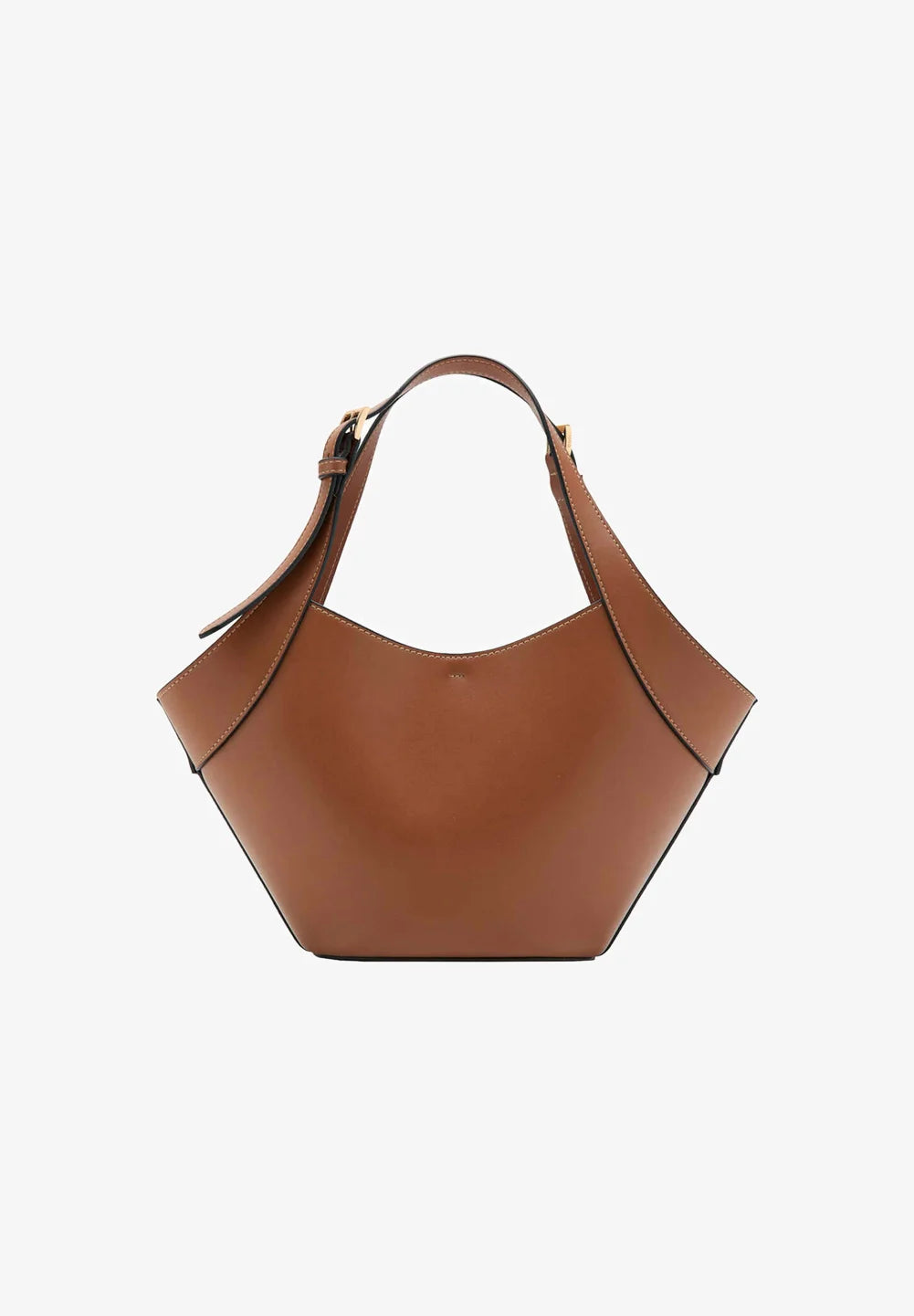 Sac à main Mango en brun, format moyen