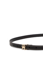 Ceinture à logo noire, Tommy Hilfiger