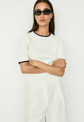 T-shirt basique blanc, Massimo Dutti
