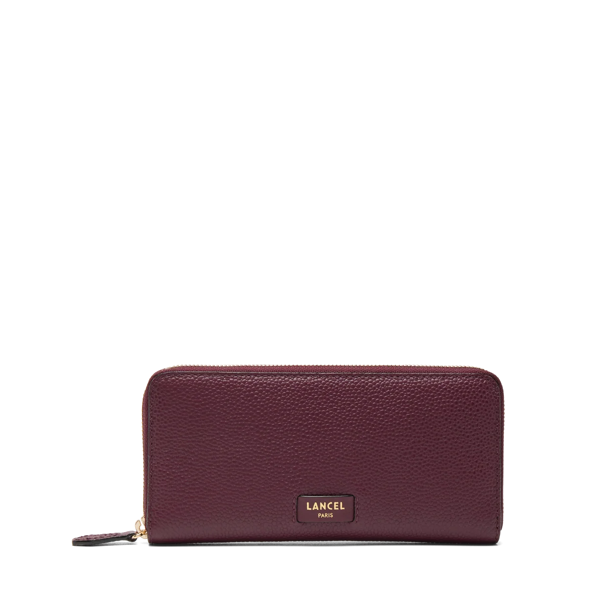 Portefeuille long zippé — Ninon, cassis/doré, Lancel