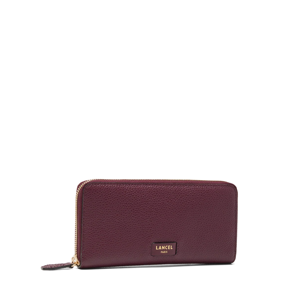 Portefeuille long zippé — Ninon, cassis/doré, Lancel