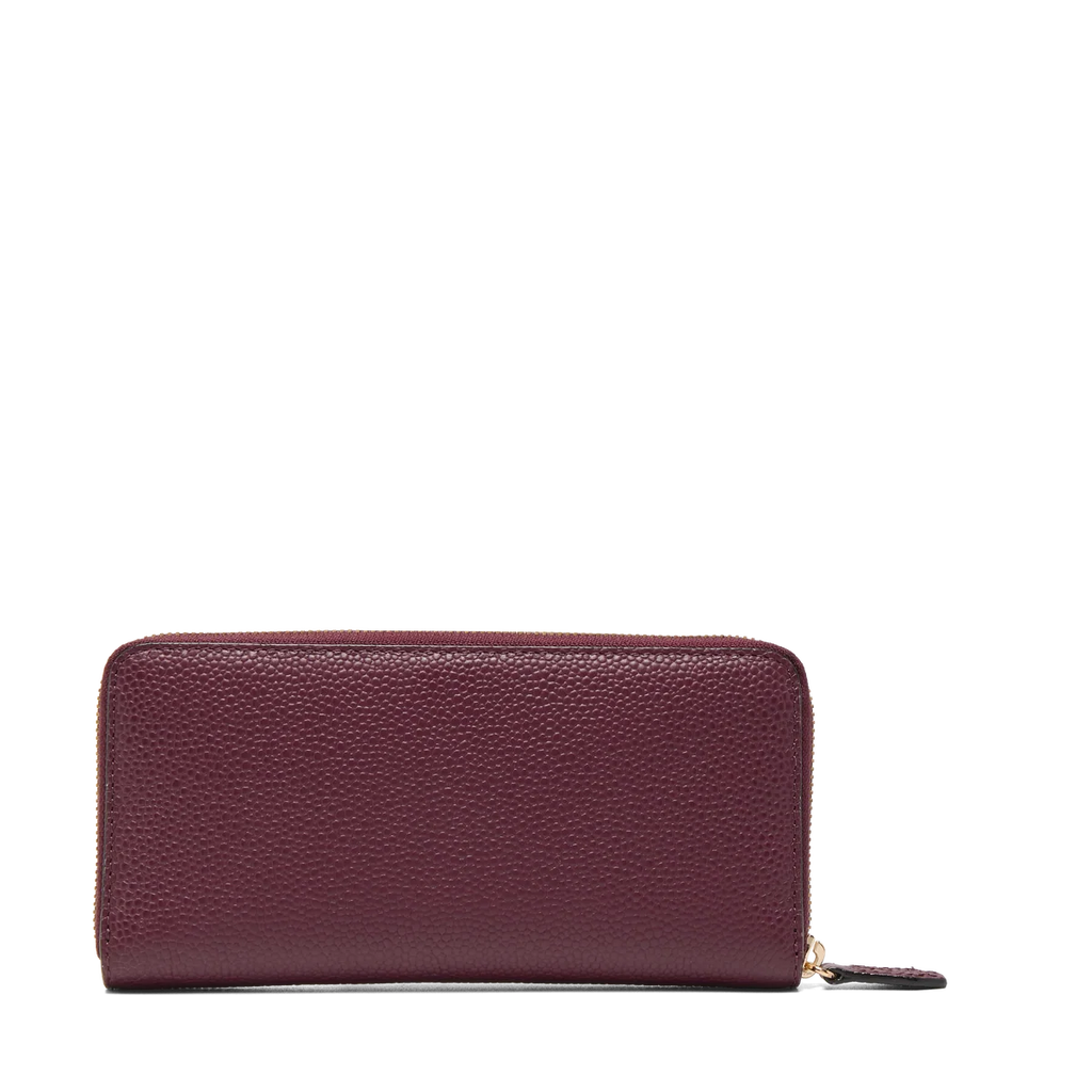 Portefeuille long zippé — Ninon, cassis/doré, Lancel