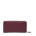 Portefeuille long zippé — Ninon, cassis/doré, Lancel