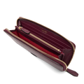 Portefeuille long zippé — Ninon, cassis/doré, Lancel