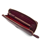 Portefeuille long zippé — Ninon, cassis/doré, Lancel