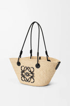 Petit panier Anagram - palmier iraca et cuir de veau, Loewe
