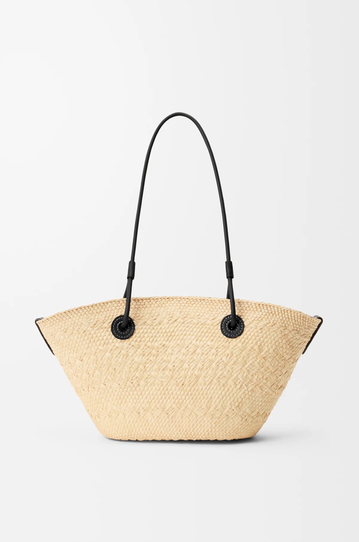 Petit panier Anagram - palmier iraca et cuir de veau, Loewe