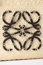 Petit panier Anagram - palmier iraca et cuir de veau, Loewe