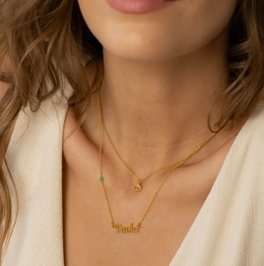 Collier Bridget MYKA, mauvais œil et pierre