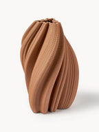 VASE MELODY - IMPRIMÉE EN 3D, TERRACOTA