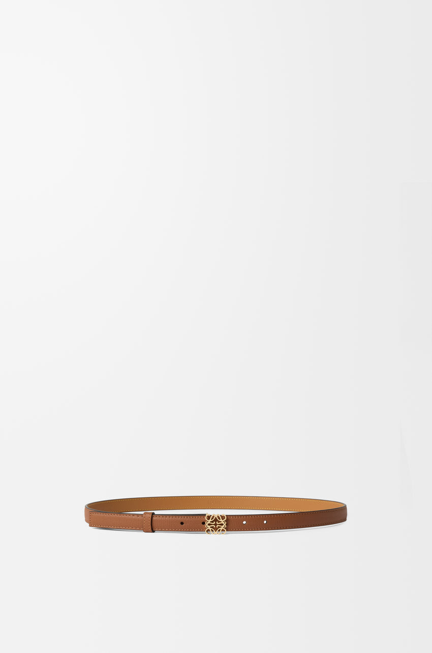 Ceinture Anagram — cuir de veau grainé, marron, Loewe