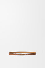 Ceinture Anagram — cuir de veau grainé, marron, Loewe