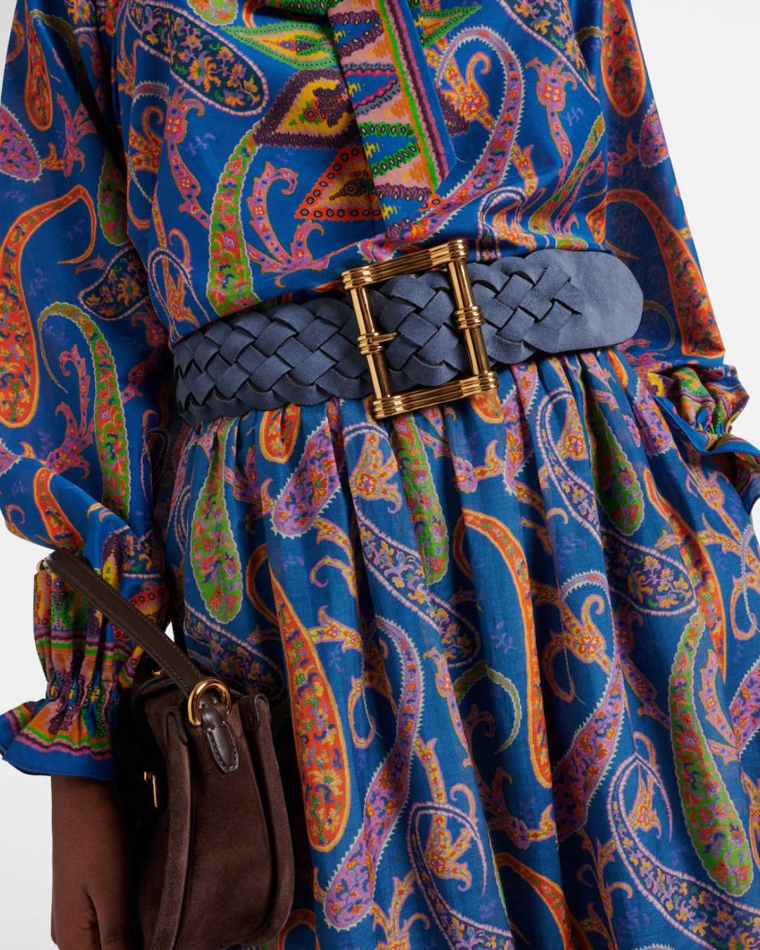 Ceinture Ardiglione réversible en daim - ETRO