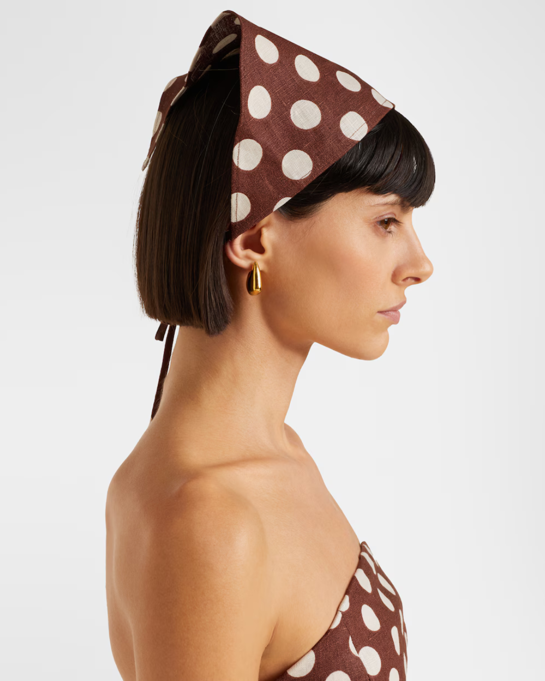 Foulard Simona en lin à pois - FAITHFULL