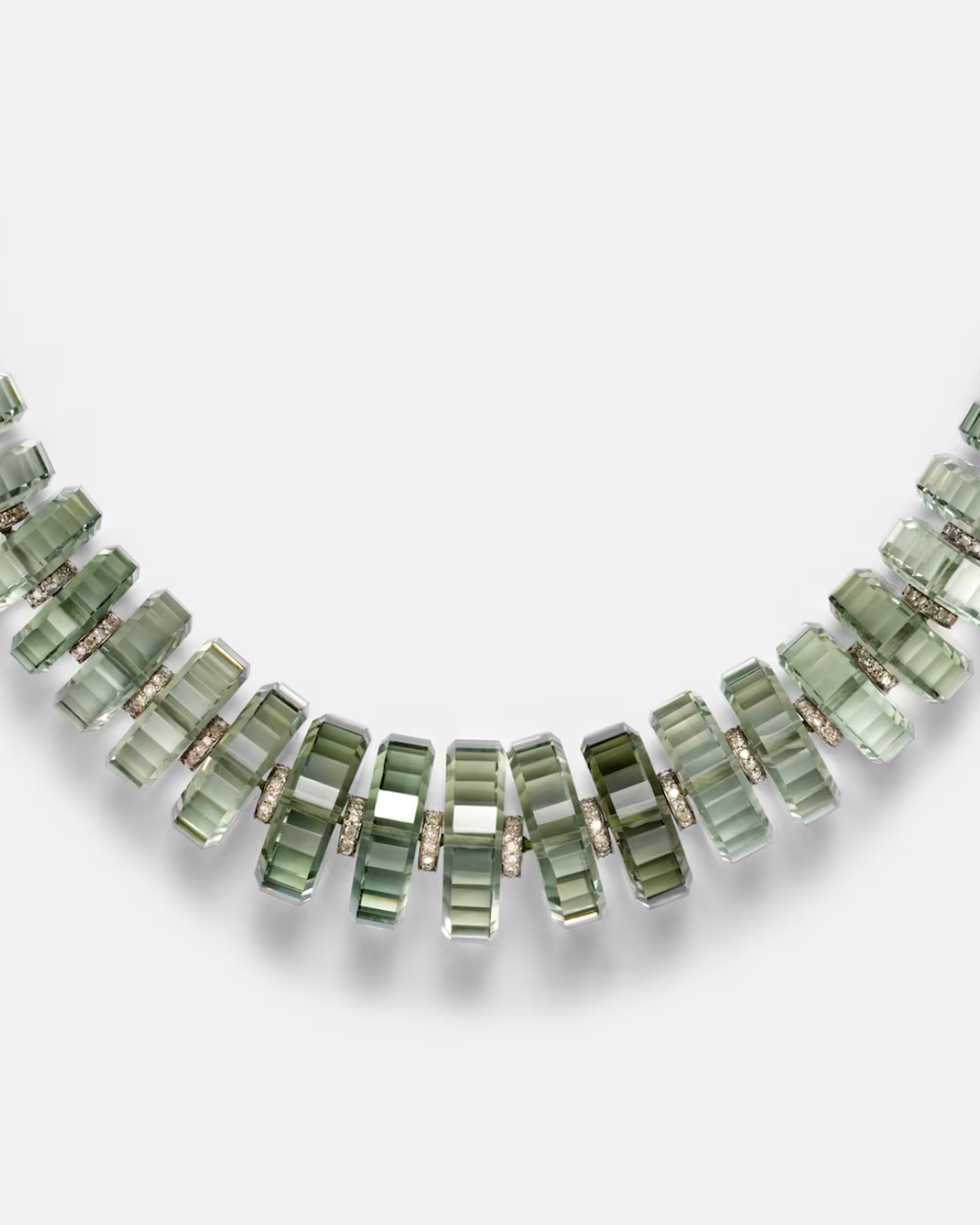 Collier Aura en argent sterling, améthyste et diamants | ILEANA MAKRI