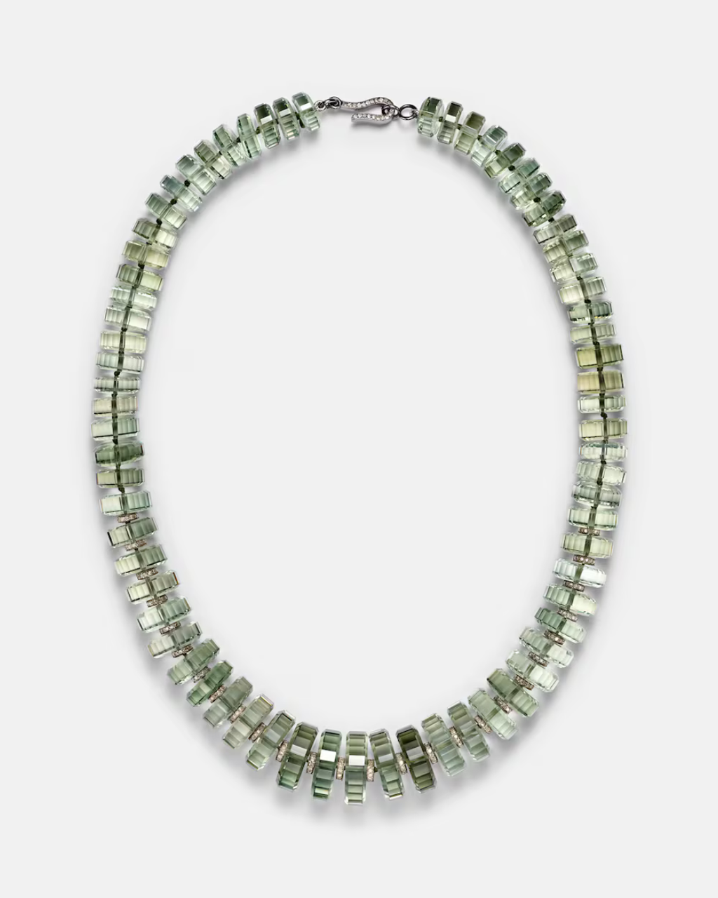 Collier Aura en argent sterling, améthyste et diamants | ILEANA MAKRI