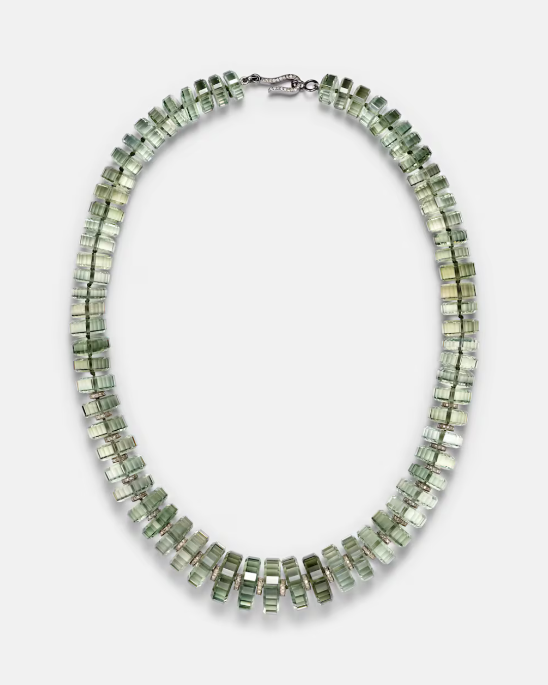 Collier Aura en argent sterling, améthyste et diamants | ILEANA MAKRI