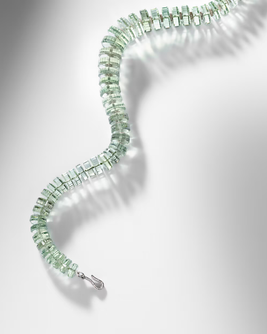 Collier Aura en argent sterling, améthyste et diamants | ILEANA MAKRI