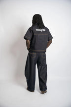 Maillot US Football Rosyne Denim Blue - Taille XS