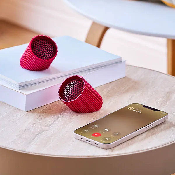 Ray Speaker — duo d'enceintes Bluetooth, Lexon (design Neil Poulton)