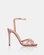 Sandale Tequila 105 Aquazzura, rose poudré