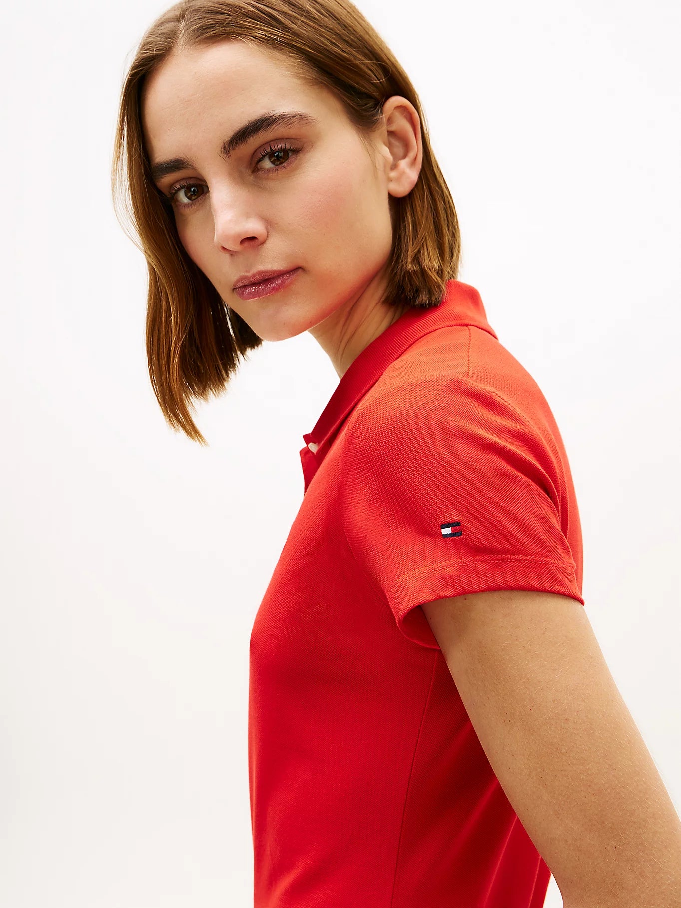 Polo 1985 slim à logo brodé