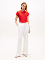 Polo 1985 slim à logo brodé
