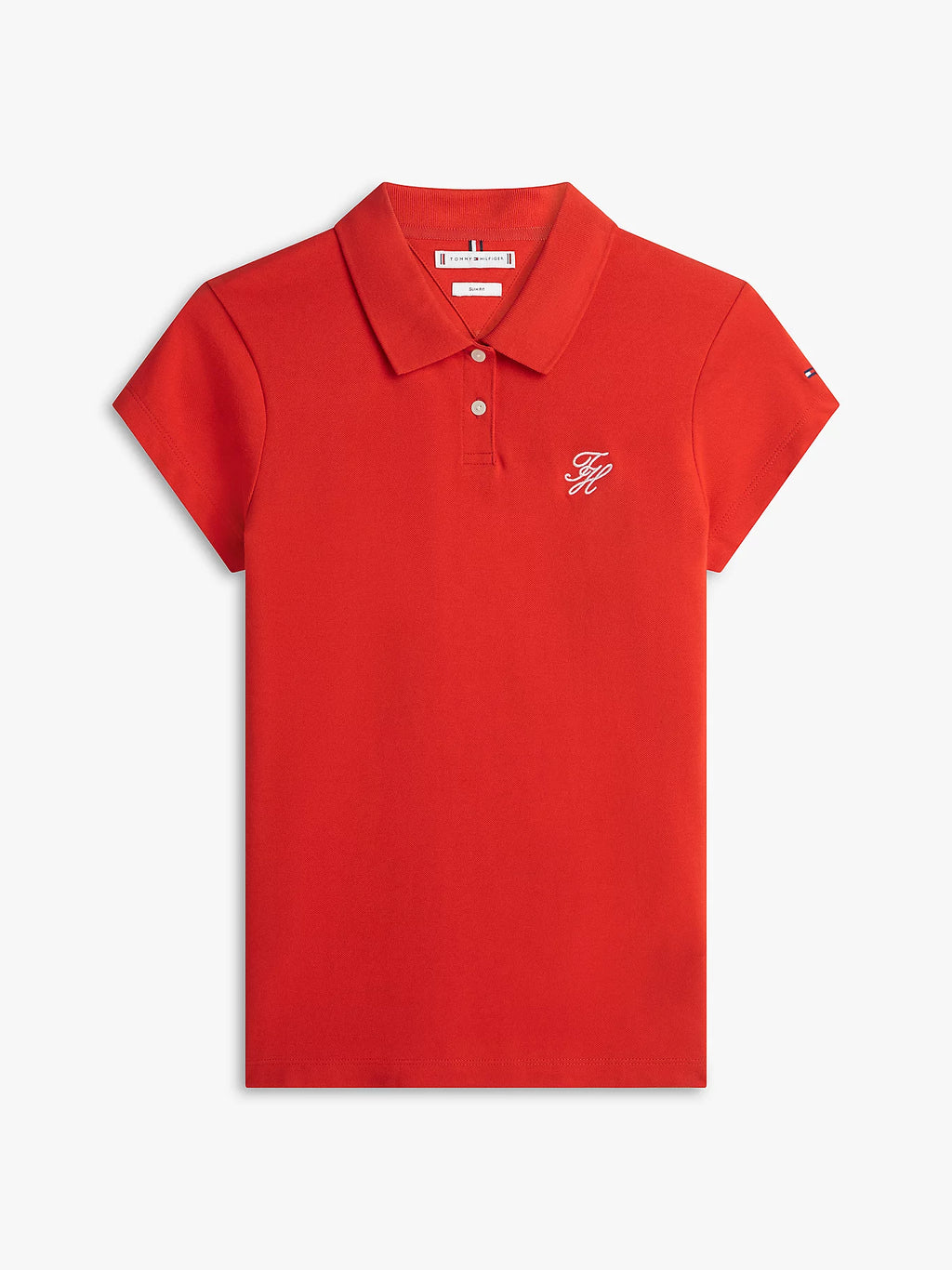Polo 1985 slim à logo brodé