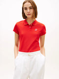 Polo 1985 slim à logo brodé