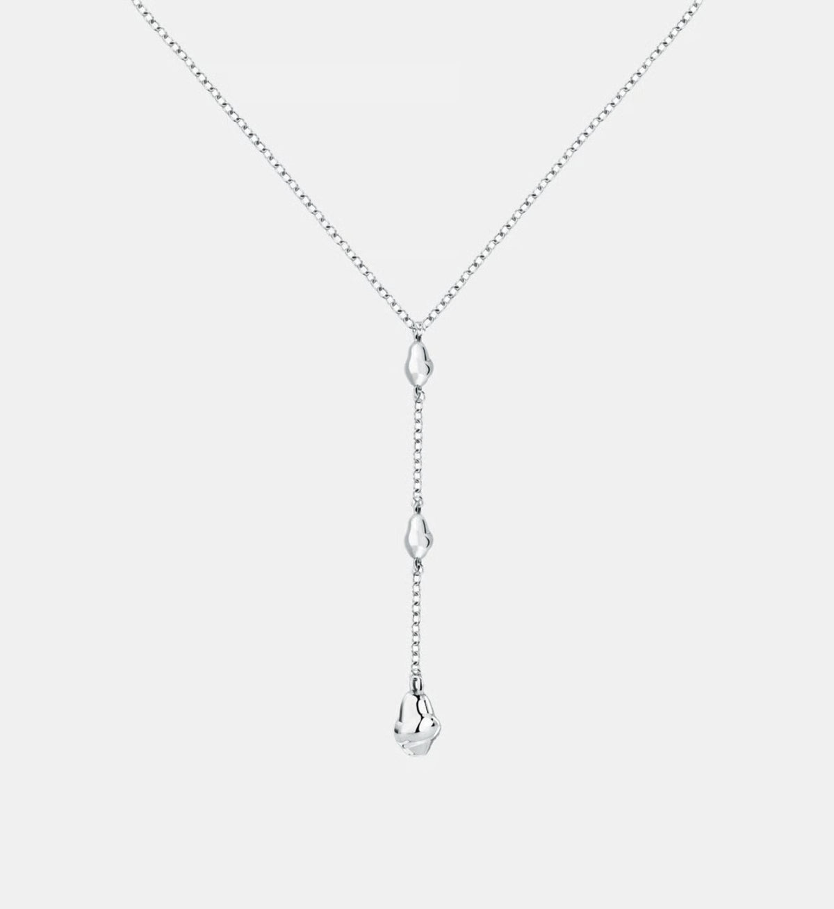 Collier T-DESIGN — acier inoxydable, Trussardi