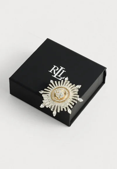 Broche Box Pin Crest Burst, Lauren Ralph Lauren