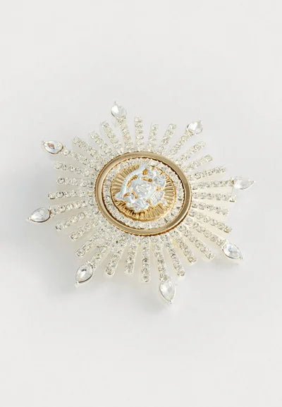 Broche Box Pin Crest Burst, Lauren Ralph Lauren